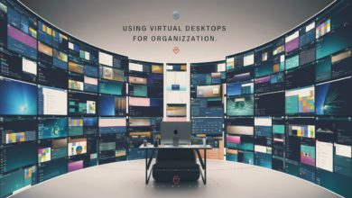 Using Virtual Desktops for Organization